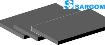 Extruded Nylon SHEET + black G.F.